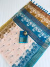 MG 385 Gold Jari Linen Printed Non Catalog Sarees Wholesale Suppliers In Mumbai
